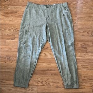 Sonoma Cargo Pants Linen / Rayon Size 18 NWT